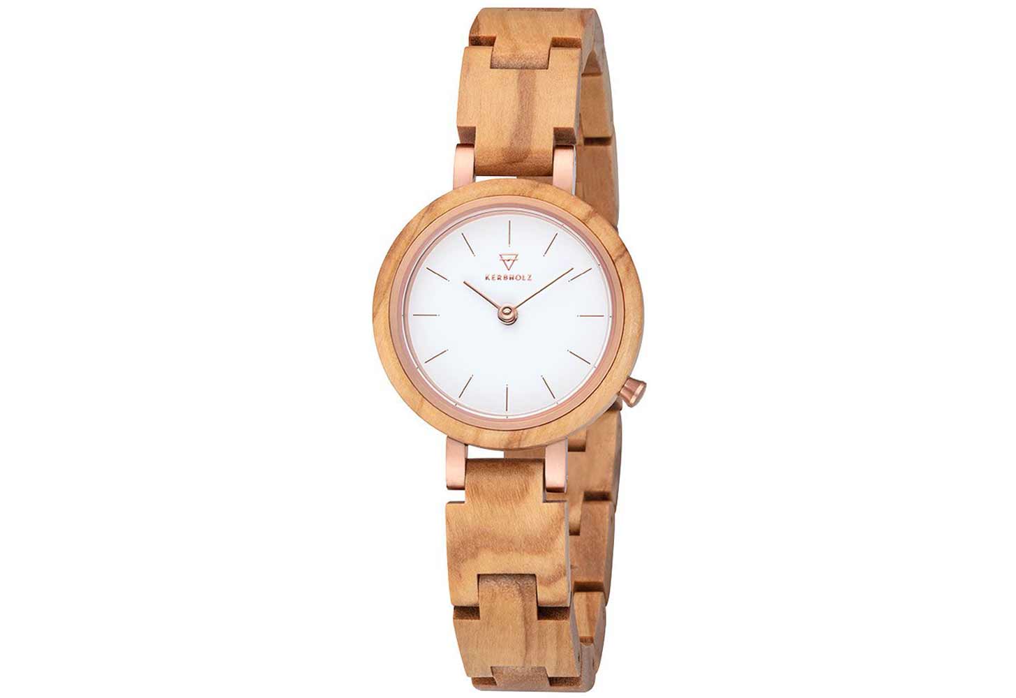 Kerbholz Uhrenarmband Matilda Olivewood