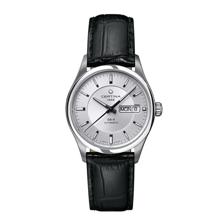 Certina Band C0224301603100A 20/18mm XL schwarzes Leder ohne Schließe