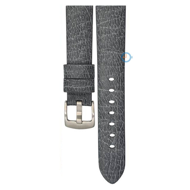 Veganes Uhrenarmband aus Apfelfaser:20mm Dunkelgrau
