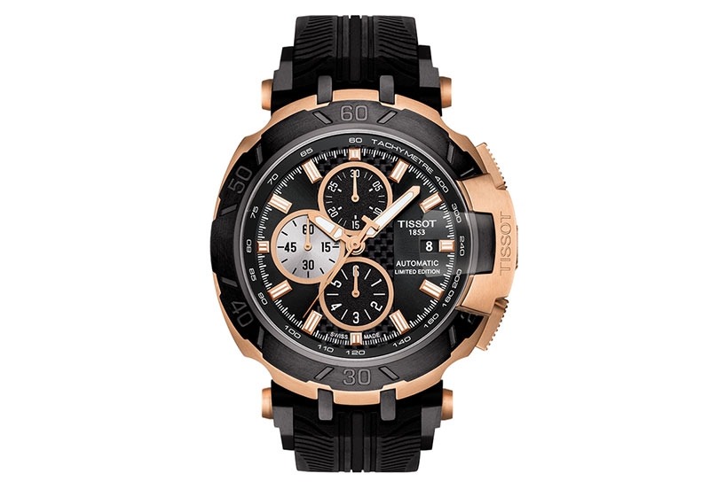 Tissot Uhrenarmband T0924272705100 schwarz Silikon