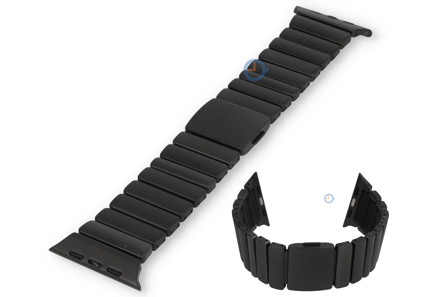 Stahl Uhrenarmband Apple Watch 49mm - black