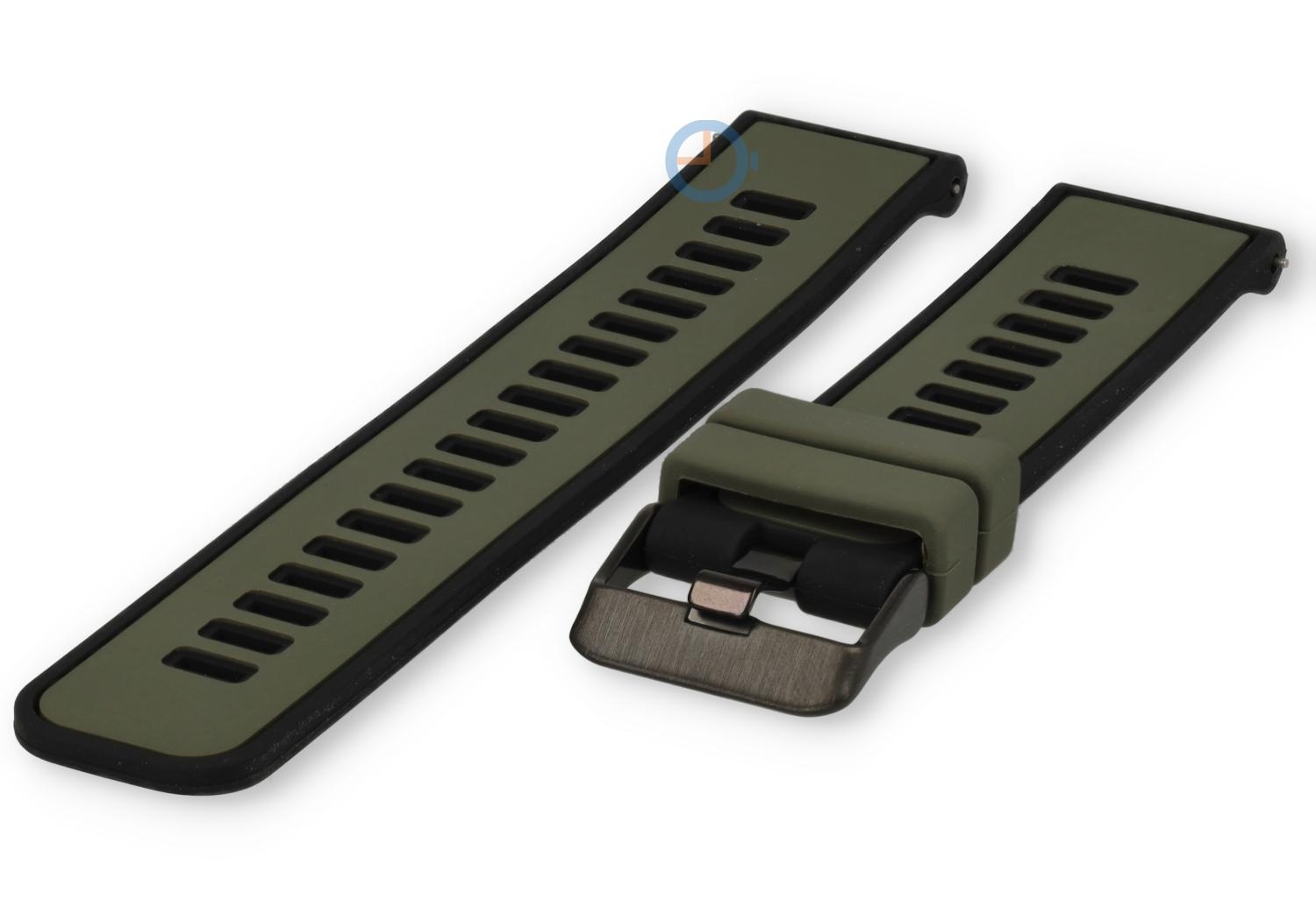 Schnellwechsel Band 20mm - armeegrün schwarz