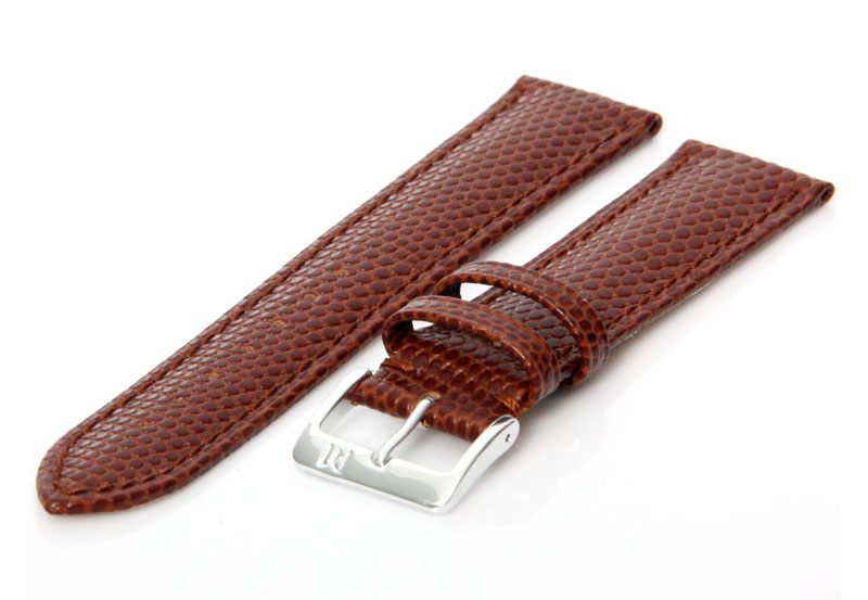 Uhrenarmband 20mm Havana Braun Leder