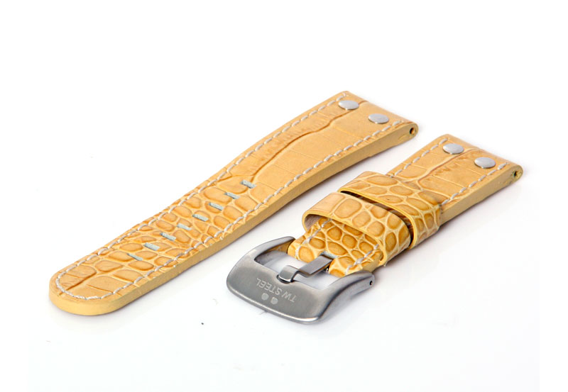 TW STEEL Uhrenarmband Canteen Naturel (22mm)