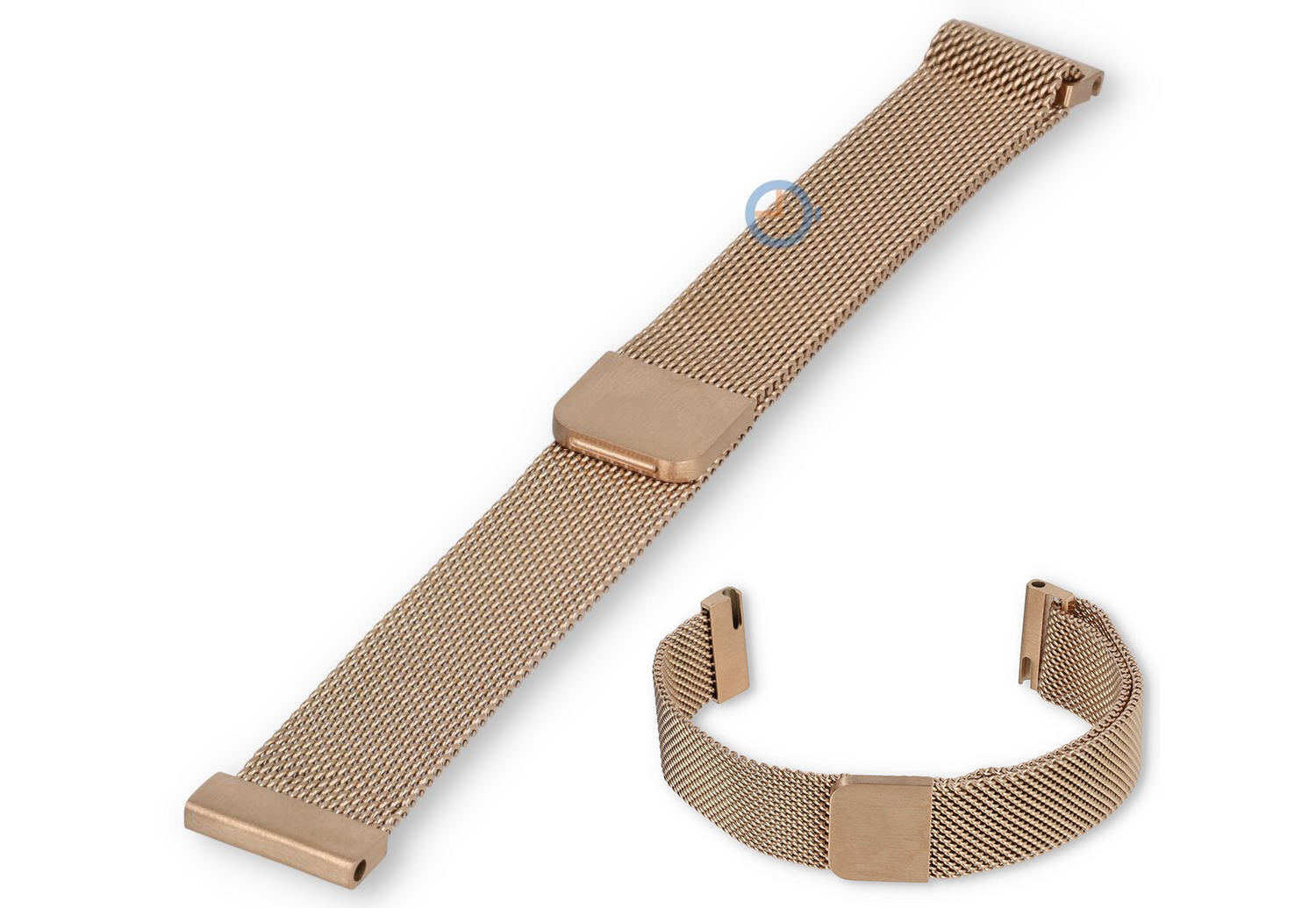 16mm mesh loop Uhrenarmband - rosegold magnetisch