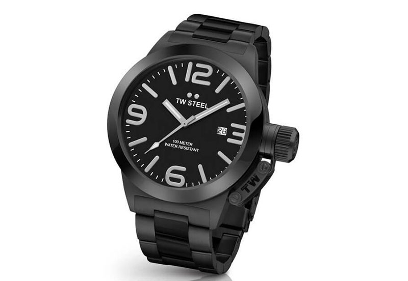 TW Steel Canteen bracelet CB212 Uhrenarmband schwarz - 24mm