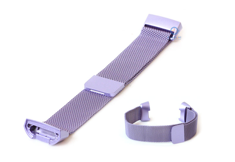 Ersatzarmband fÃ¼r Fitbit Charge 3 Edelstahl Milanaise lia