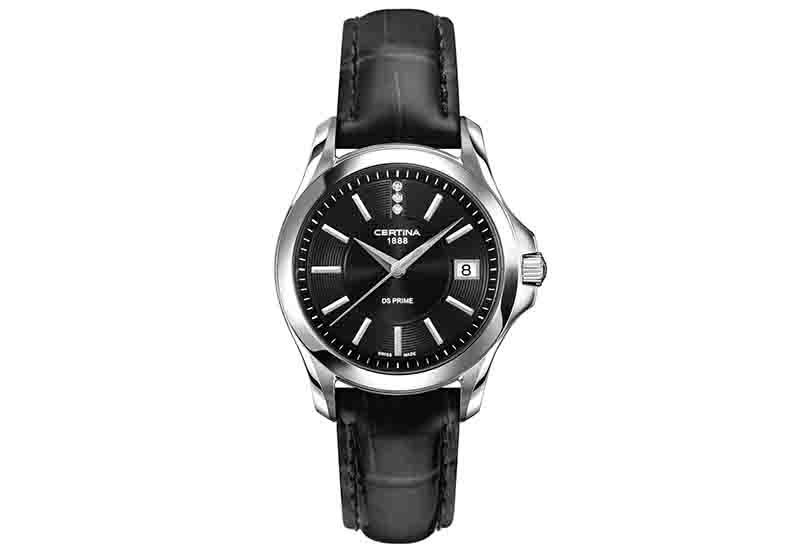 Certina Band C0042101605600A 16/14mm schwarzes Leder