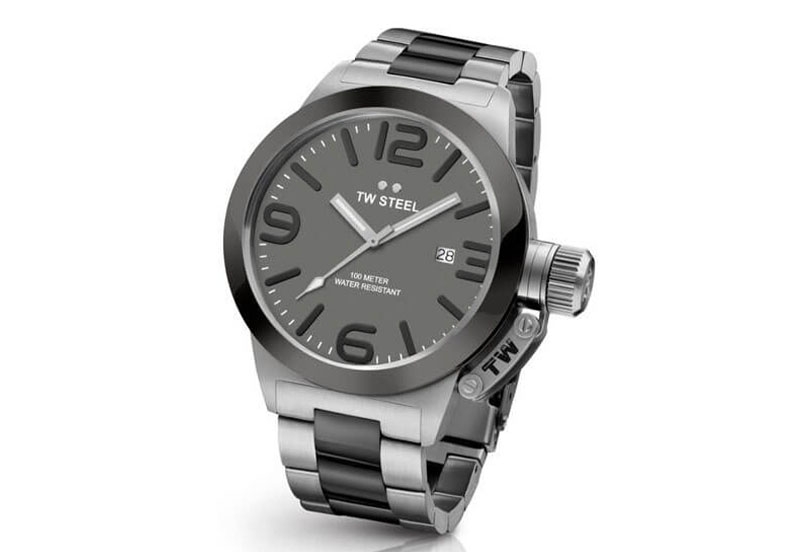 TW Steel Canteen CB201 Uhrenarmband schwarz - 24mm