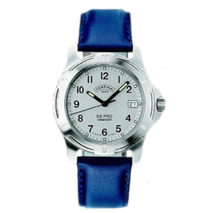 Certina Band C26070464212A 20/18mm blau Leder