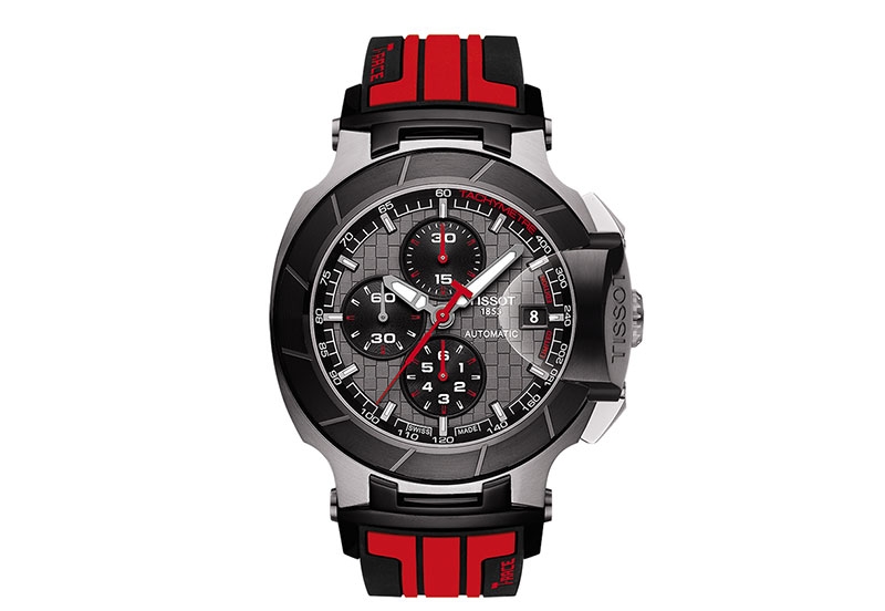 Tissot Uhrenarmband T0484272706100 schwarz Silikon