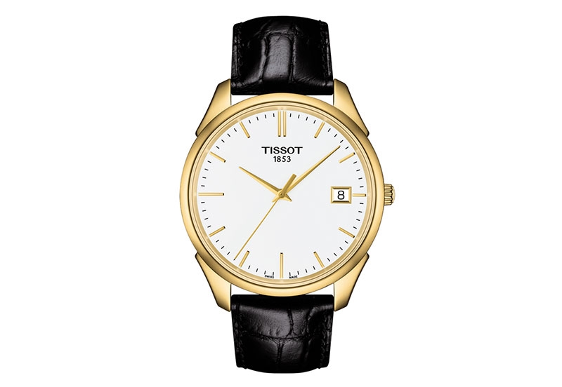 Tissot Uhrenarmband T9204101601100 schwarz Leder