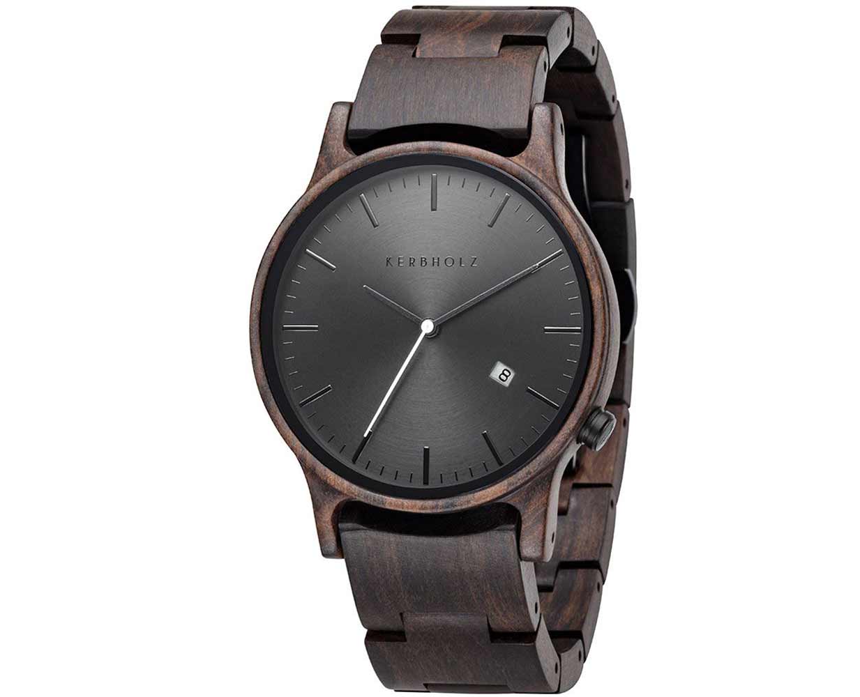 Kerbholz Uhrenarmband Gustav Sandalwood