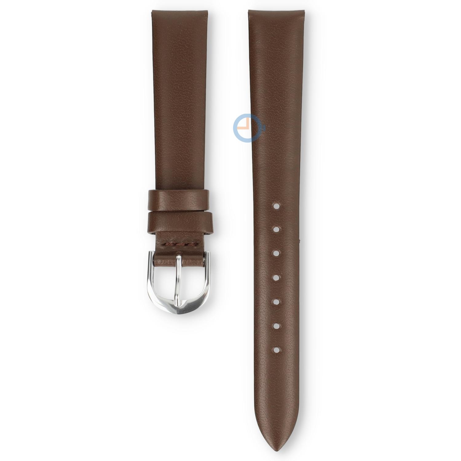 Universal 14mm braunes Leder Uhrenarmband - Lorus