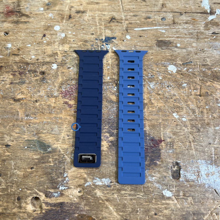 Siliconen bandje Apple 41mm - Navy