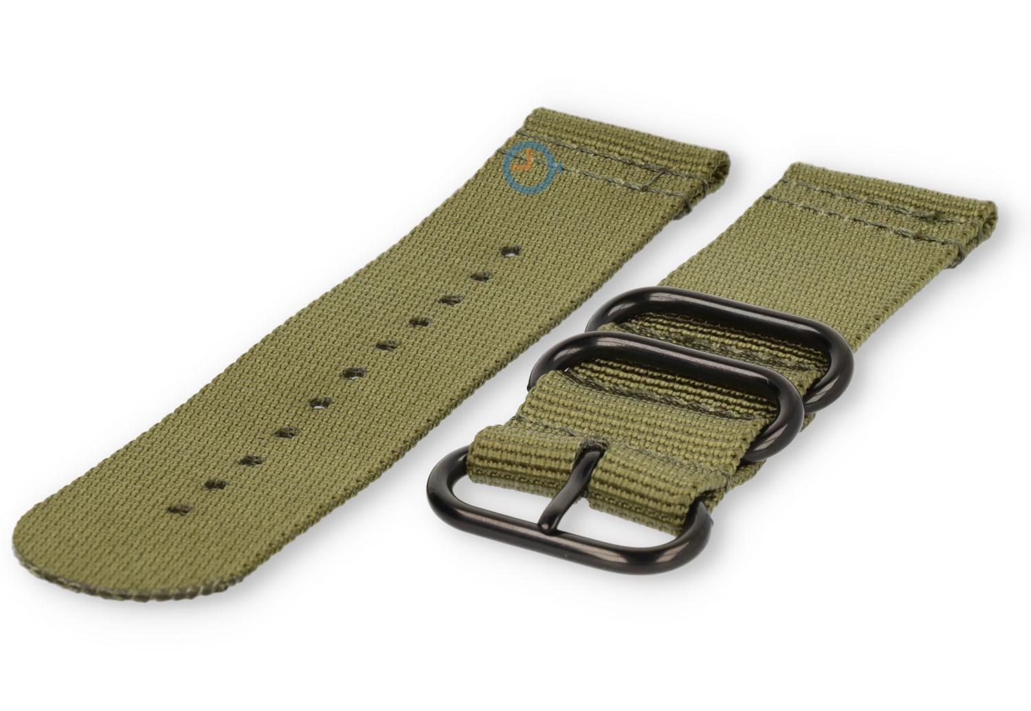 Two-piece Nylon Band - grün - 26mm