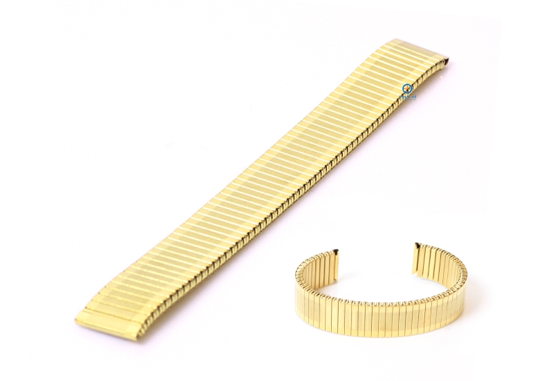 Elastisches Uhrenarmband ohne SchlieÃŸe - 16mm Gold