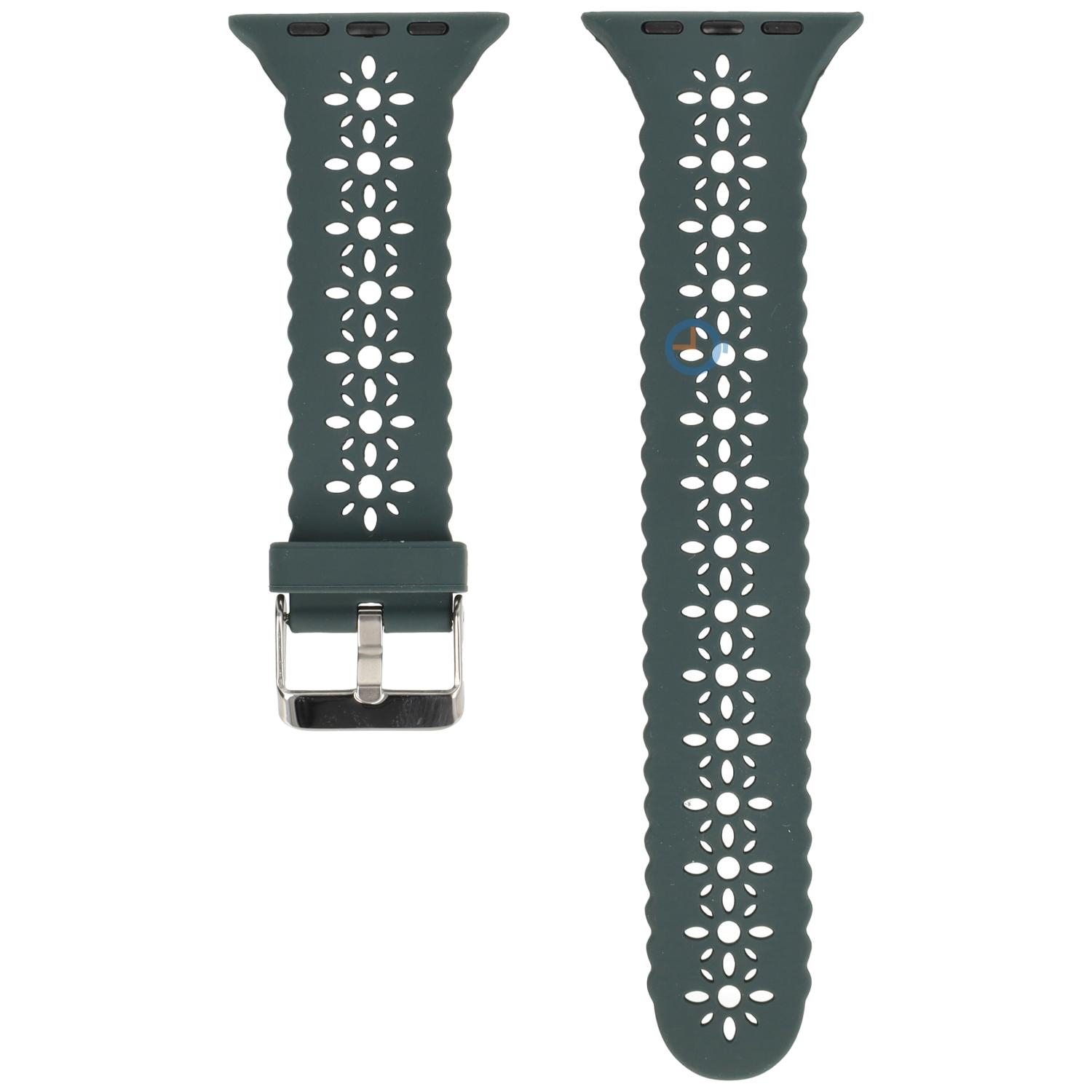 Apple watch Band - dunkelgrÃ¼n gelocht - 41mm