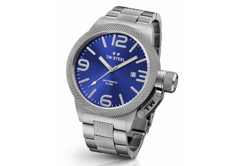 TW Steel Canteen CB15 Uhrenarmband silber - 22 mm