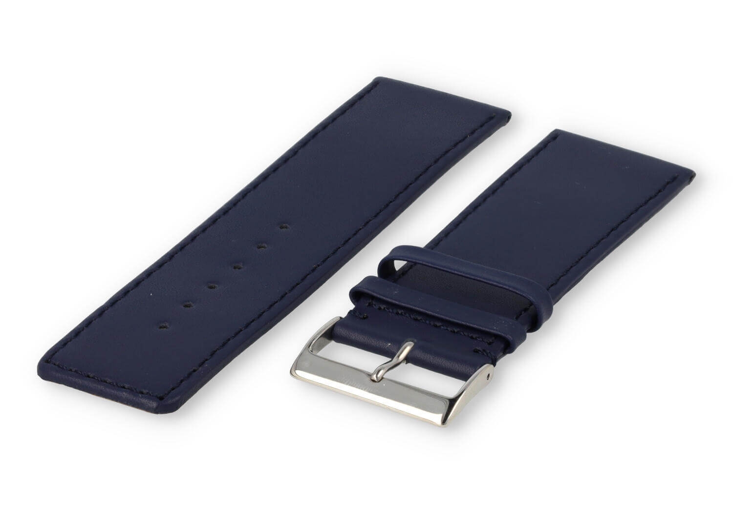 XL glatt Lederband - 30mm - dunkelbraun