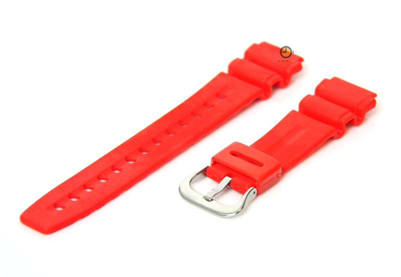 Uhrenarmband 20mm Rot Kautschuk