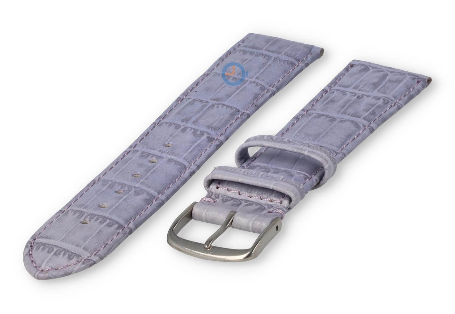 Leicht gepolstertes XL Uhrenarmband - 22mm - lavendel