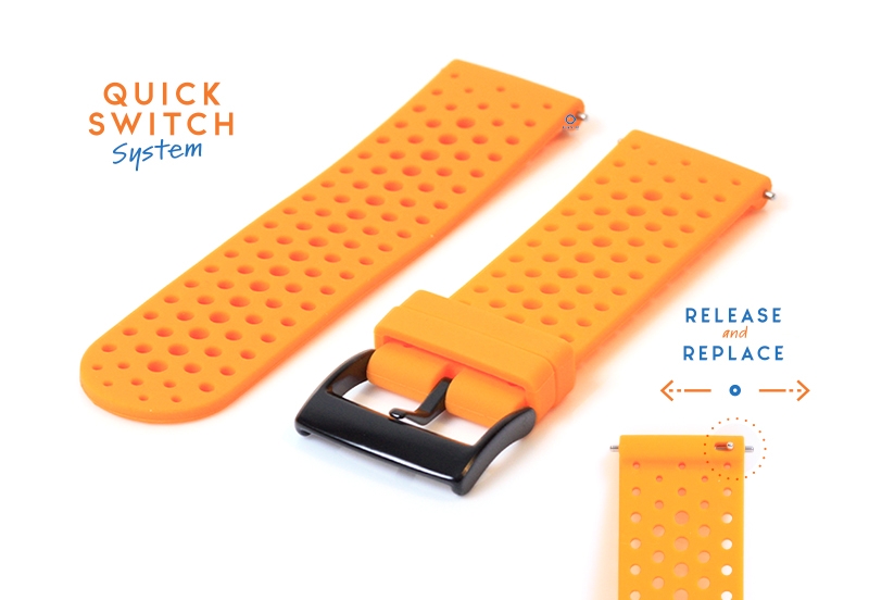 Suunto 7 Silikonarmband sport orange (S)
