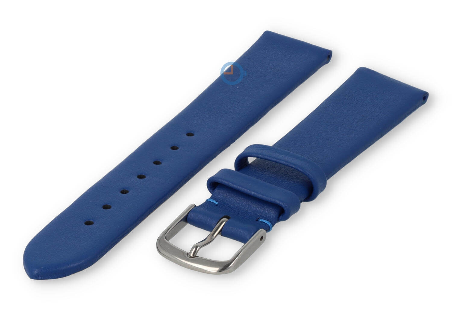 Nahtloses und glattes Uhrenarmband 18mm - königsblau