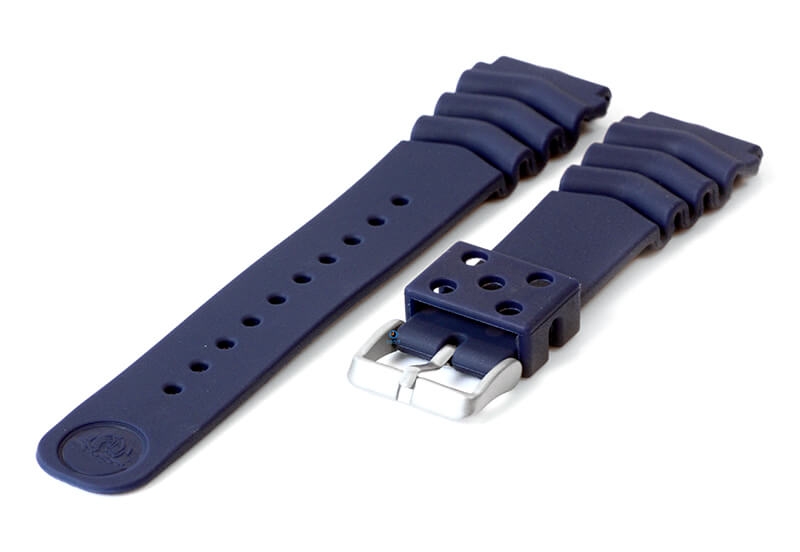 Universelles Seiko Taucher Uhrenarmband 22mm - dunkelblau