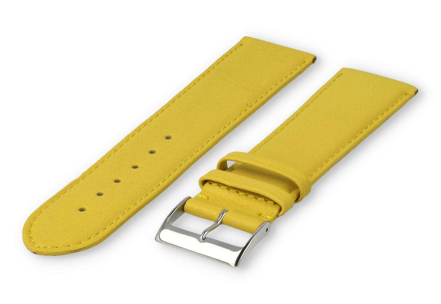 XL glatt Lederband - 26mm - Gelb