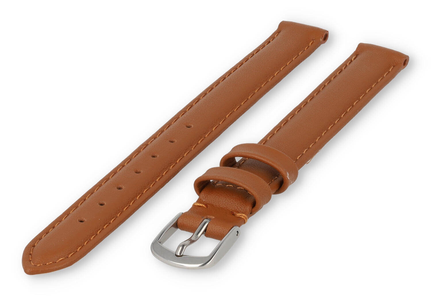 XL glatt Lederband - 12mm - braun