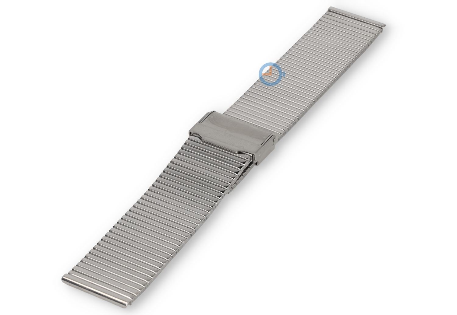Klassisches Stahl Band - 22mm - silberfarbig
