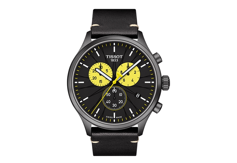 Tissot Uhrenarmband T1166173605111 schwarz Leder