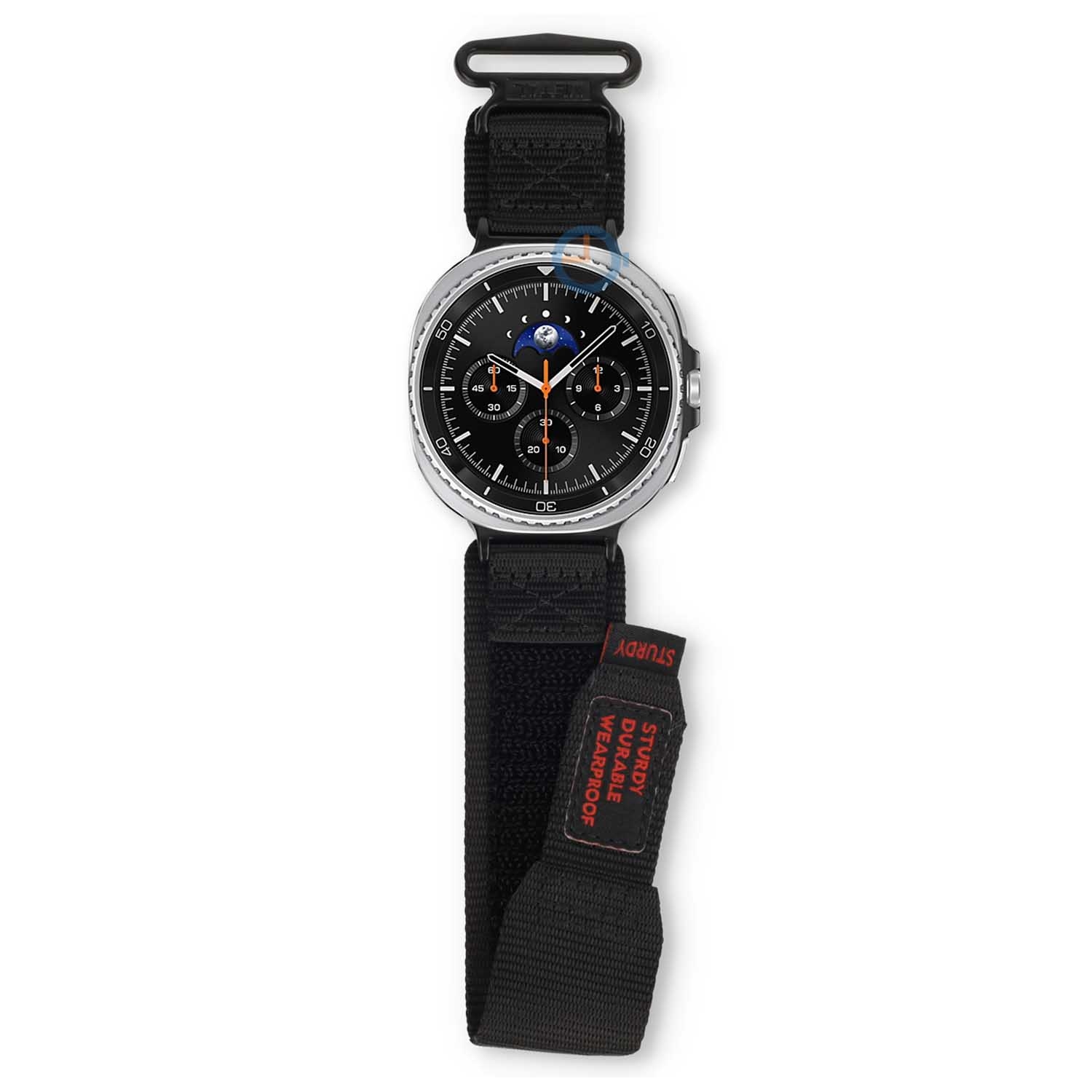 Samsung Galaxy Watch 8 40mm nylon Uhrenarmband - Black