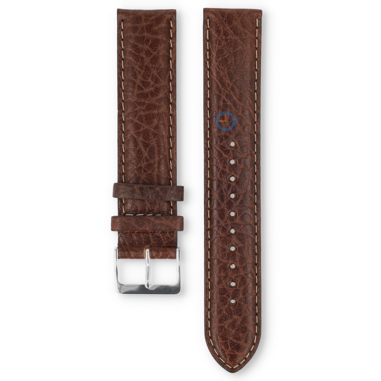 Universal 20mm braunes Leder Uhrenarmband - Pulsar