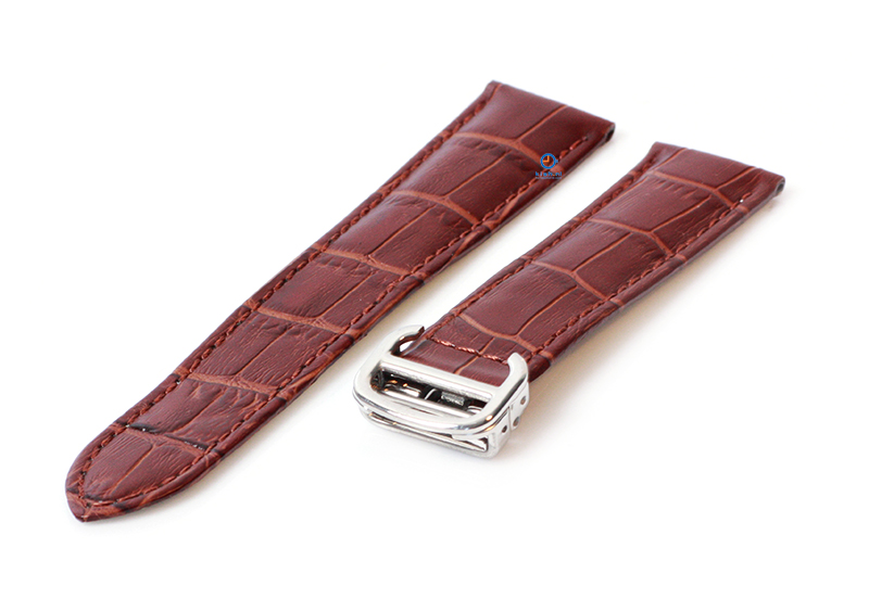 Uhrenarmband für Cartier - 22/18mm braun