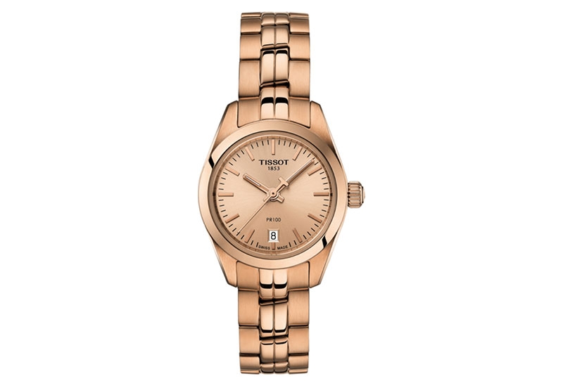 Tissot Uhrenarmband T1010103345100 roségold Stahl