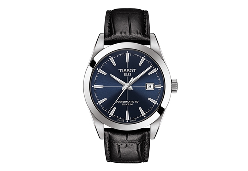 Tissot horlogeband T1274071604101 zwart leer
