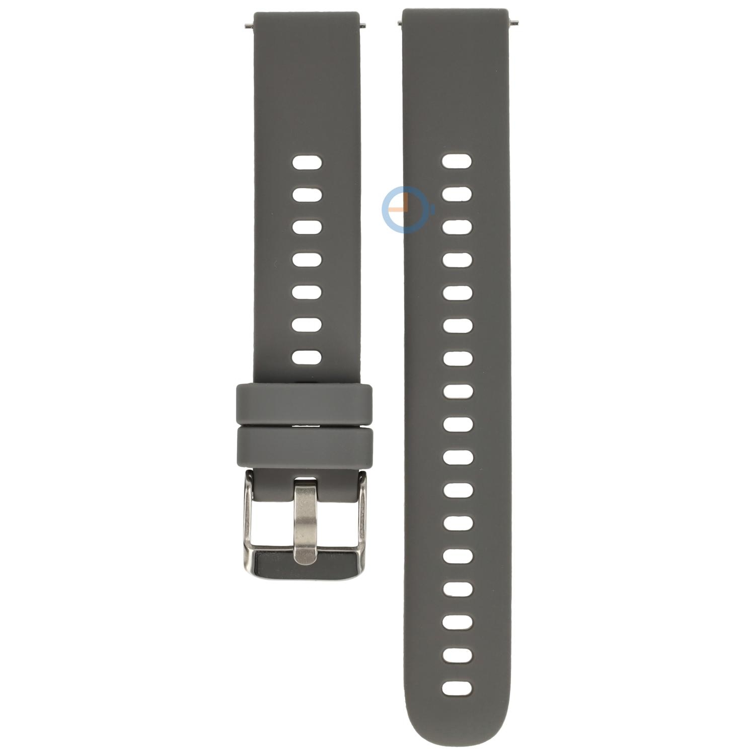 16mm Silikon Uhrenarmband - grau