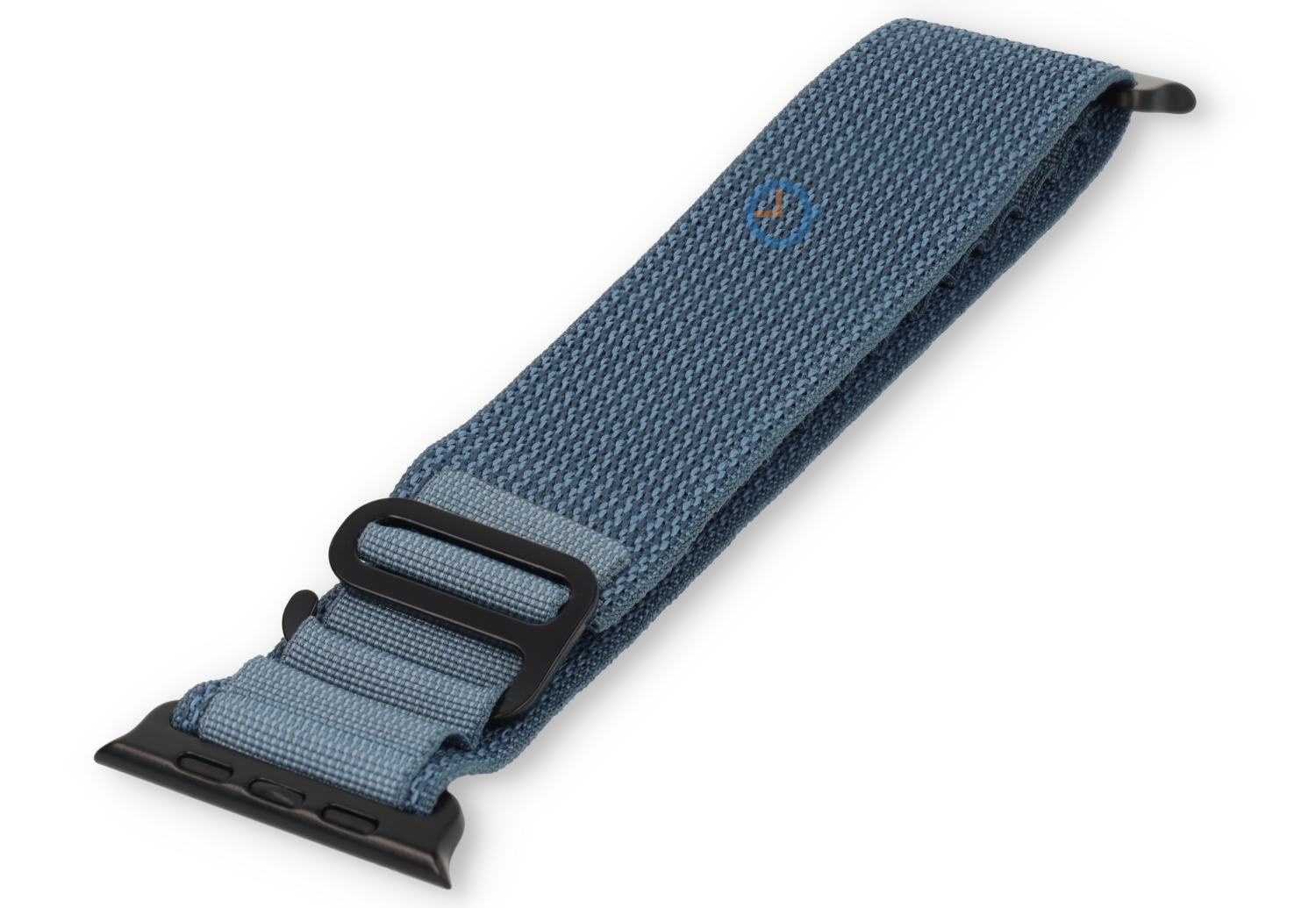 40mm Light Blue Alpine Loop Band Apple Watch - black