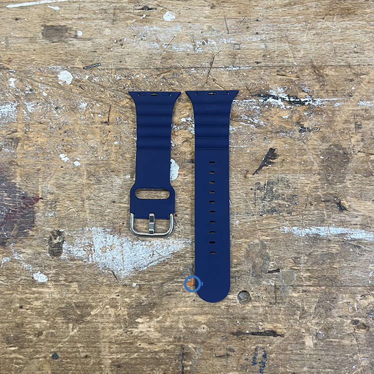 Silikon armband Apple Watch 45mm - navy