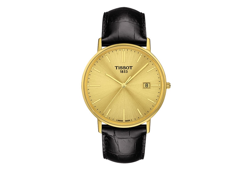 Tissot Uhrenarmband T9224101602100 schwarz Leder
