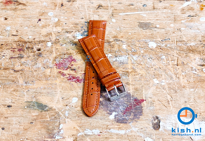Horlogeband voor Maurice Lacroix 20mm - lichtbruin