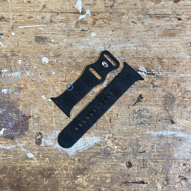 Apple watch armband 45mm - Roses Schwarz
