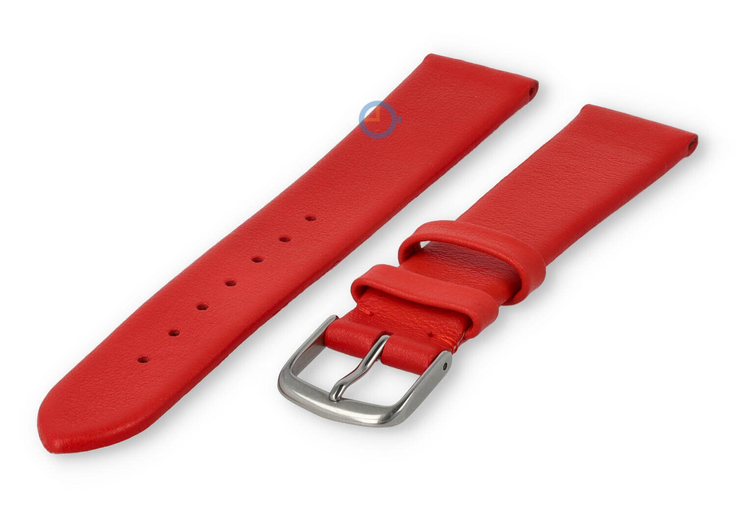 Nahtloses und glattes Uhrenarmband 16mm - Rot