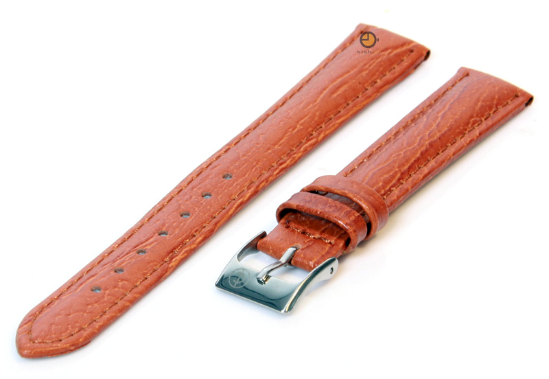 Uhrenarmband 16mm Hellbraun Kalbsleder