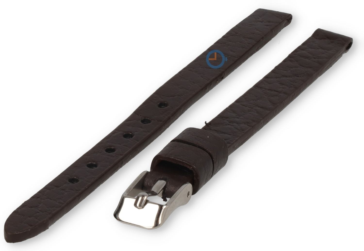 Uhrenarmband 8mm Braun Büffelleder