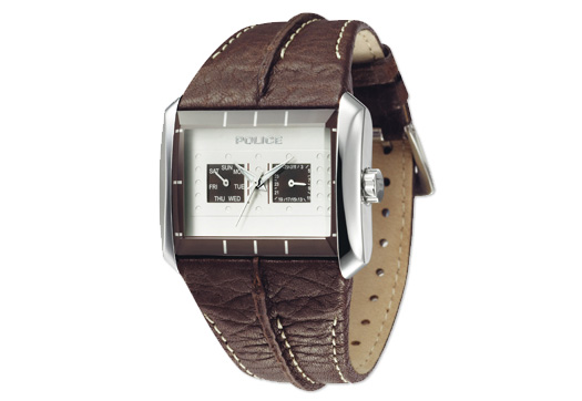 Police Uhrenarmband P-Matrix 10811JS-14 Braun