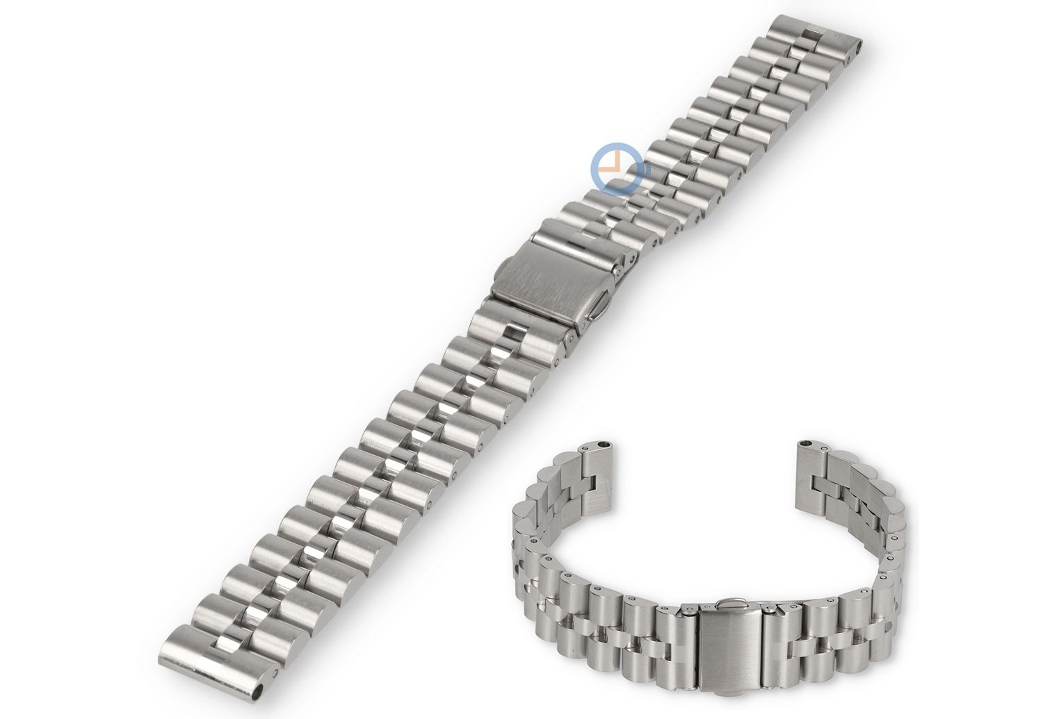 14mm Rolex President's band - silber Stahl