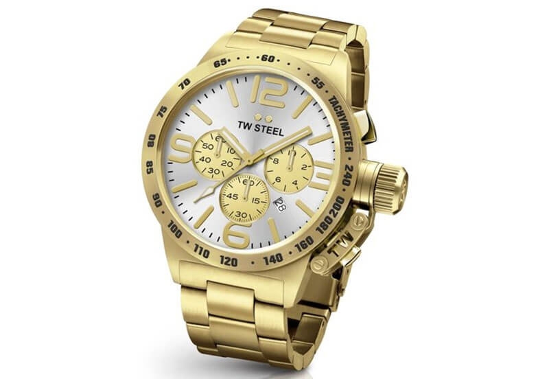 TW Steel Canteen CB83 Uhrenarmband gold - 22 mm